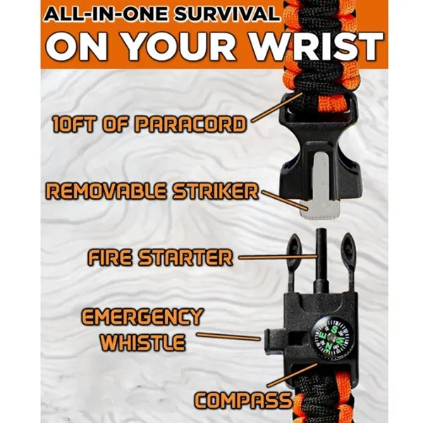 Ultimate Tactical Survival Emergency Paracord Bracelets