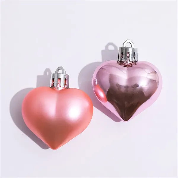 Heart Ball Ornaments