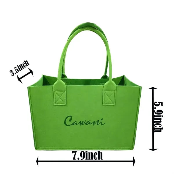 Felt Portable Simple Letters Fashion Tote Bag