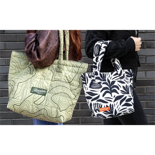 Large Quilted Puffy Totes