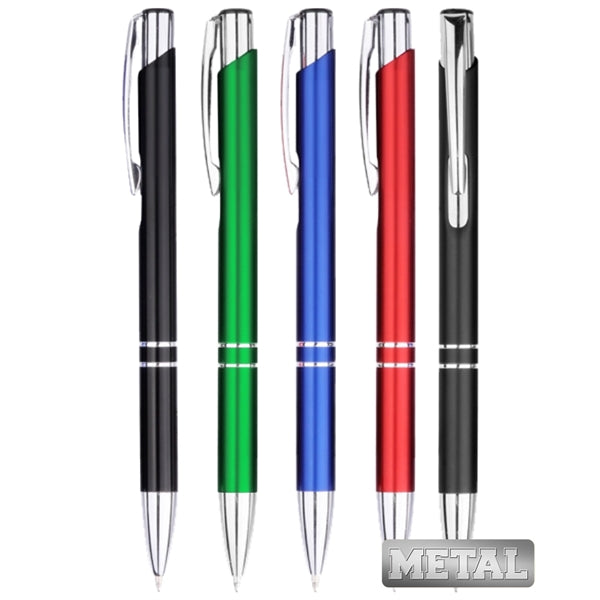 Union Printed, "Lucent" All Metal Click Pens