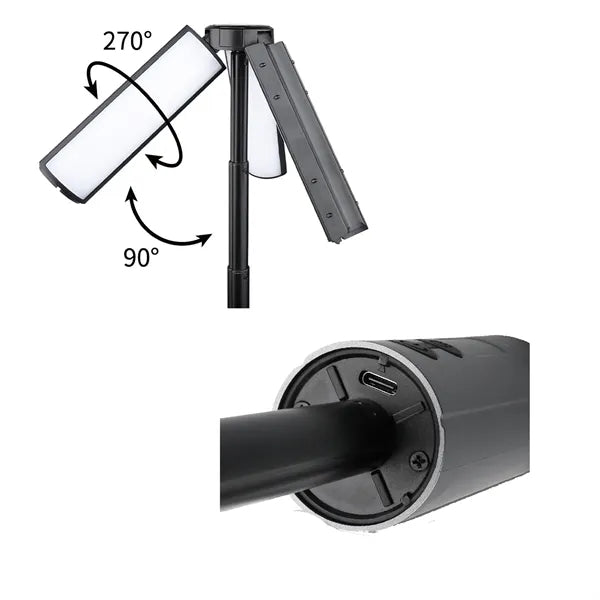 Telescopic Camping Lights Rechargeable Portable Tent