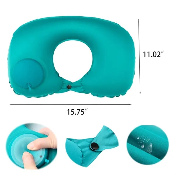 Multicolor Infatable U-shaped Pillow