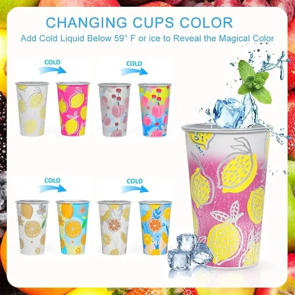 Color changing aluminum Party Cups
