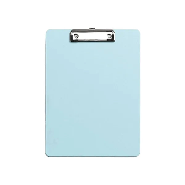 Plastic Clipboard With Low Profile Metal Clip