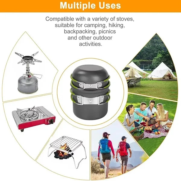 Compact Camping Cookware Set