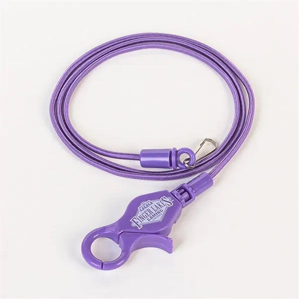 20" Stretch Lanyard Bungee Casino Coil With a clip