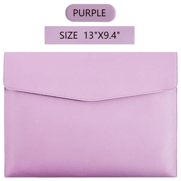 A4 leather documents can be customized storage bags