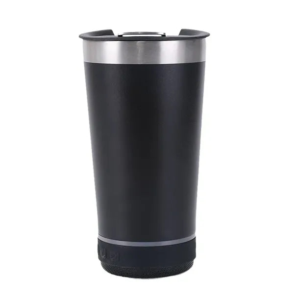 16oz Wireless Speaker Vacuum Tumbler Beer Drink Cup