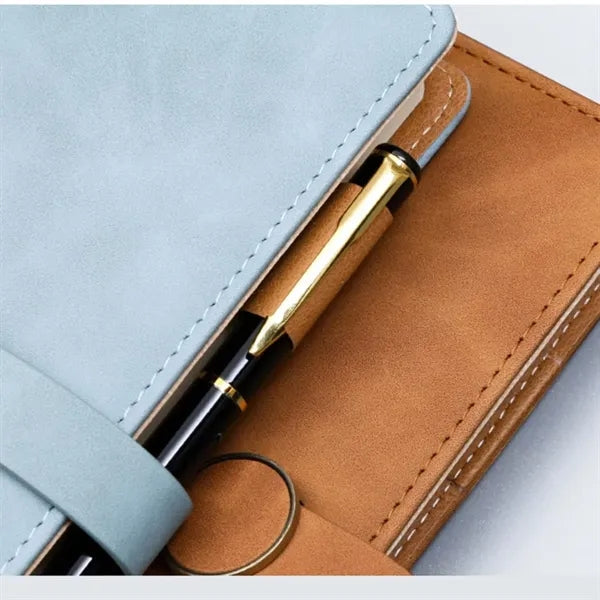 A5 Pu Leather Notebook With Buckle