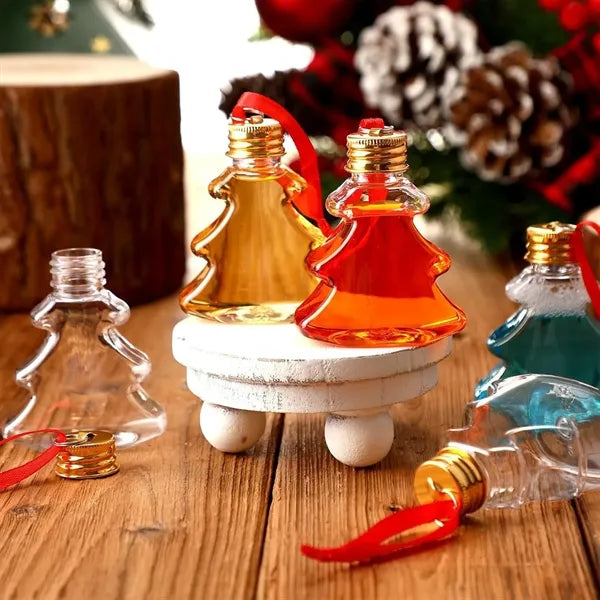 Clear Star Bell Xmas Tree Shape Ornaments Ball Bottle Party