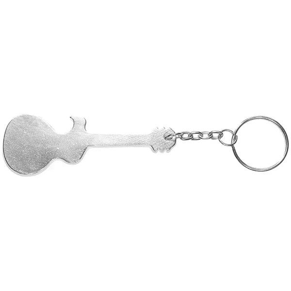 Guitar Shaped Bottle Opener Keychain