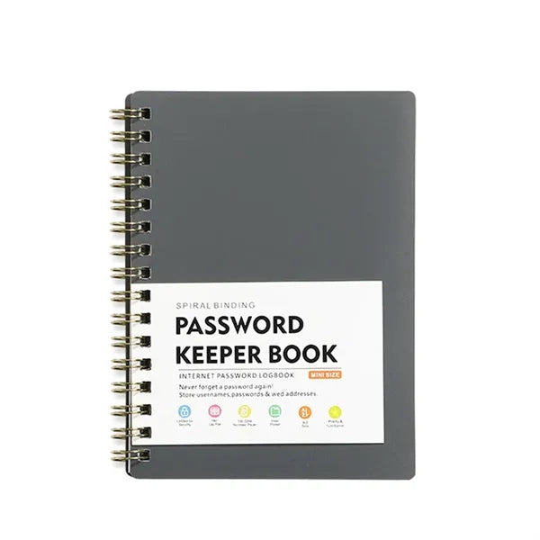 A6 Password Book With Alphabetical Tabs