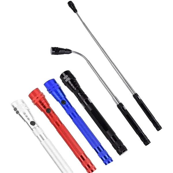 Extendable Telescopic Magnet Flashlight