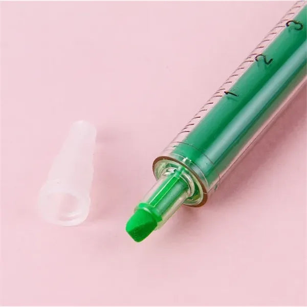 Syringe Highlighter Pen