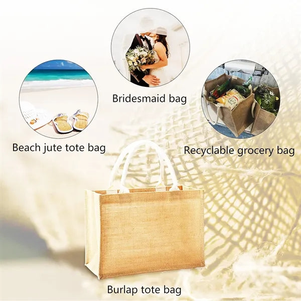 Jute Tote Bag