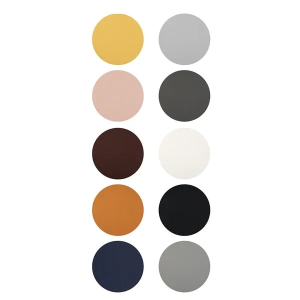 Round Leather Placemat