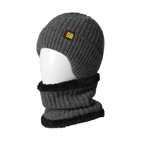Warm Knitted Beanie Winter Hats Ear Covers