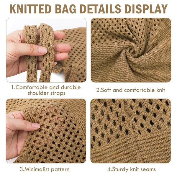 Crochet Mesh Beach Tote Bag