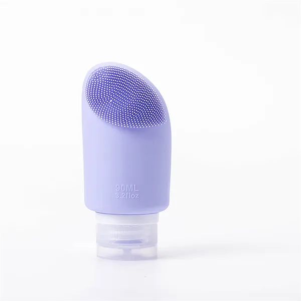 Toiletries Silicone Travel Bottles Container with Brush