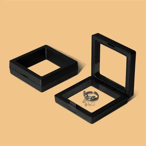 Coin Floating Frame Display Holder Jewelry Storage Box