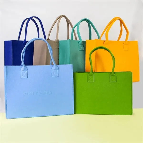 Felt Material Large Tote Bags