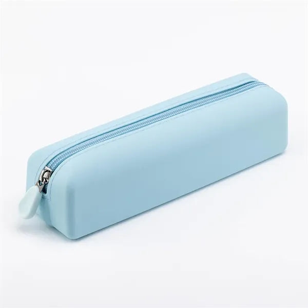 Silicone Pen Pencil Bag with Zipper