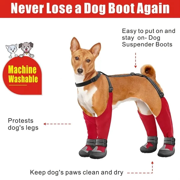 Dog Suspender Boots