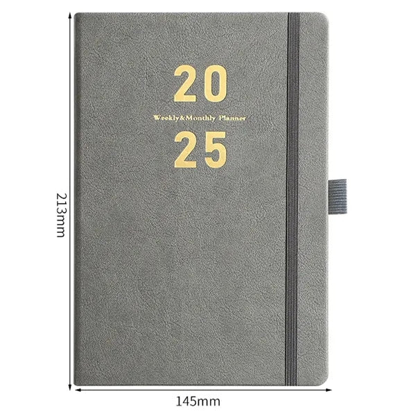 2025 Leather Cover Planner Notebook
