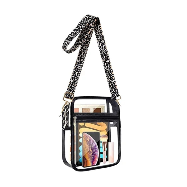 Full Color Printing Strap Clear PVC Bag