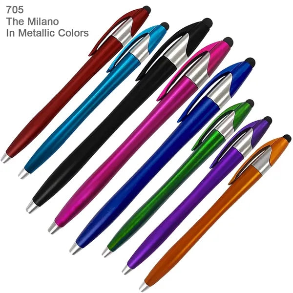 Milano Stylus Ballpoint Pens in Bright Colors