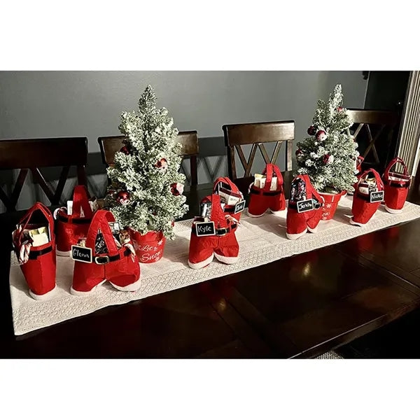 Christmas Claus Pants Gift Bag