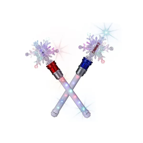 Snowflake Spinning Wands