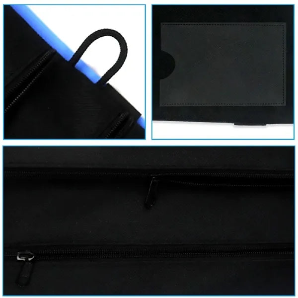 Double Layer Pen Case with Elastic Straps