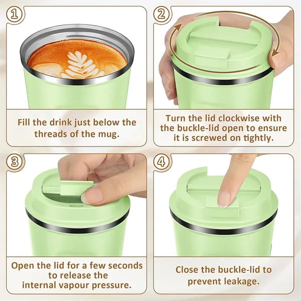 17 OZ Stainless Vacuum Insulated Tumbler Coffee Travel Mug
