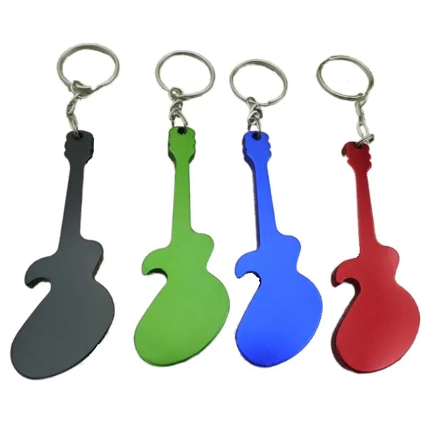 Guitar Bottle Opener Keychain