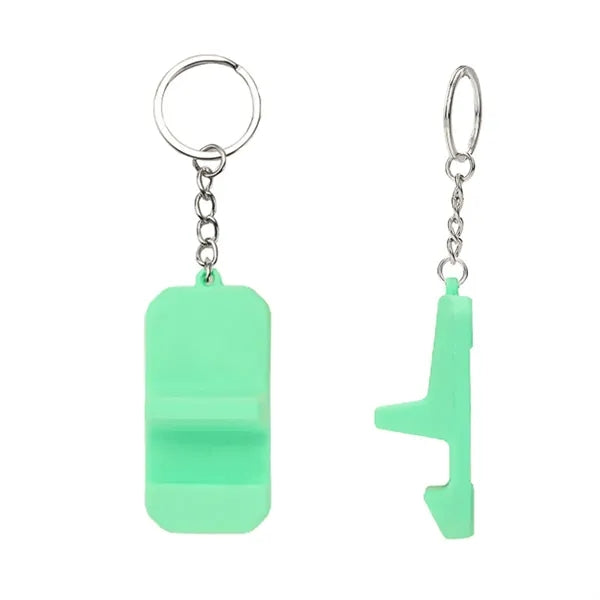 Lightweight Silicone Phone Stand With Keyring