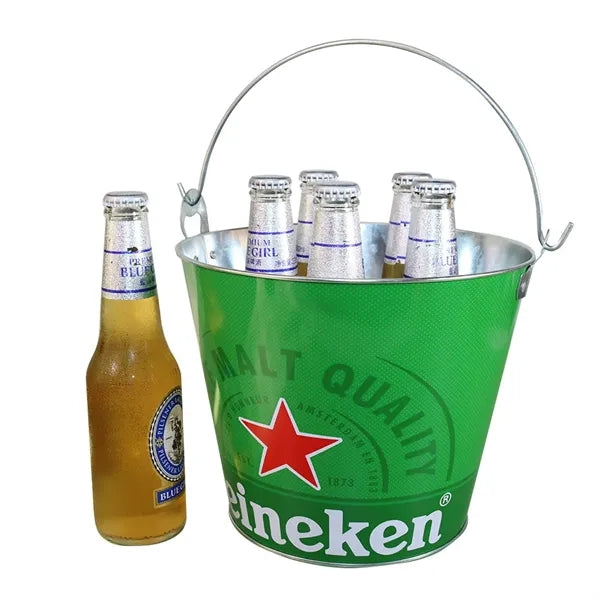 5L galvanized iron ice bucket