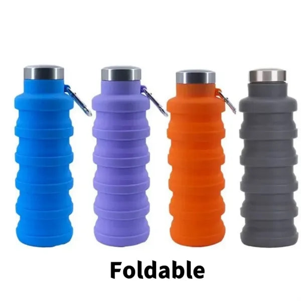 Collapsible Silicone Foldable Water Bottle