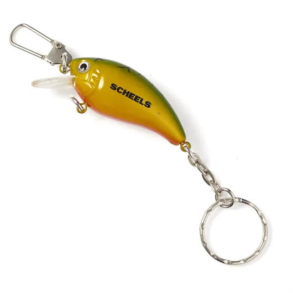 Fishing Lure Keychain with Clasp