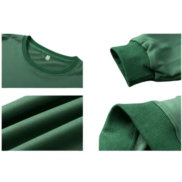 100% Polyester Crewneck Sweatshirts Pullover Tops
