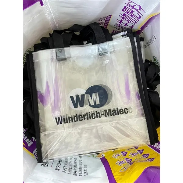 Giveaway Clear Stadium Tote Bags_12 x 12 x 6 inch