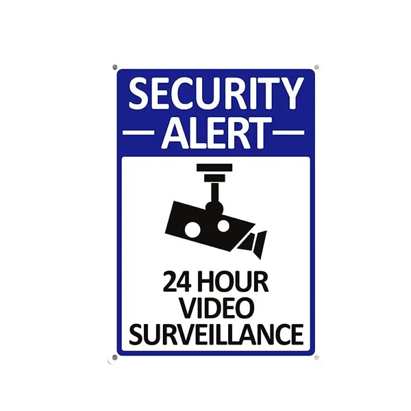 Aluminum Warning Sign
