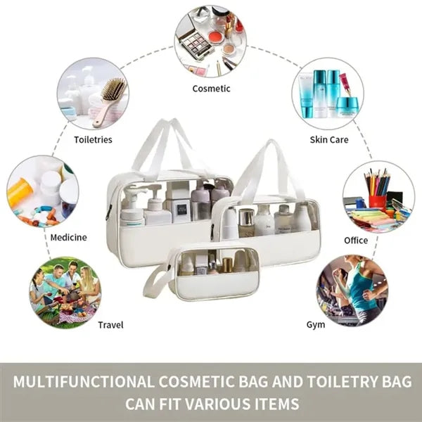 Toiletry Bag for Women Clear