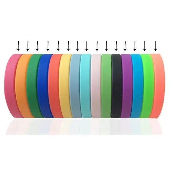 Debossed Silicone Wristbands