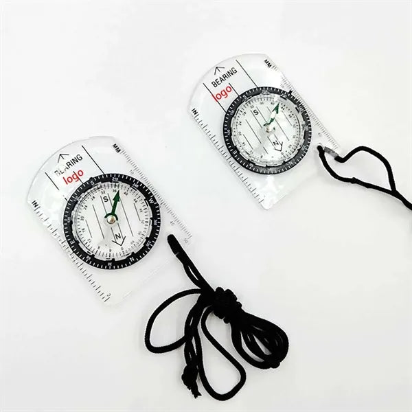 Hiking with Declination Scale Map Compass for Camping