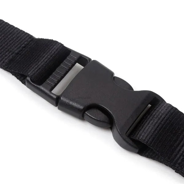 33" Custom Polyester Badge Lanyards w/Quick Release Buckles