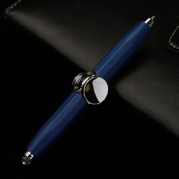 Fidget Spinning Ballpoint Pen with LED Light, Stress Reducer
