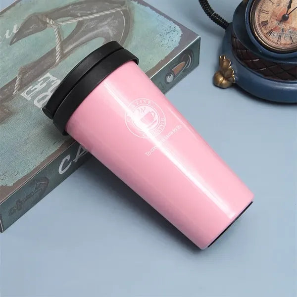 500ml Insulated Coffee Cups with Sip Lid and Handle