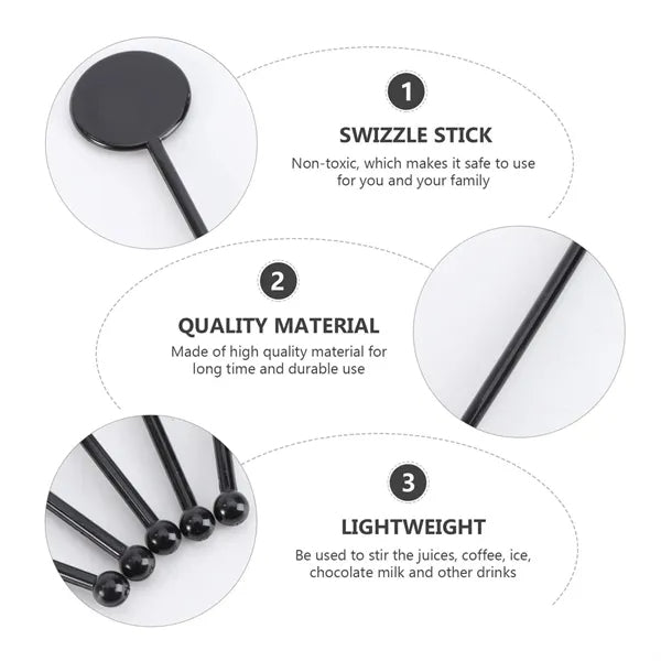 Cocktail Stir Sticks Bar& Party Drink Stirrers